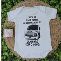 Body Infantil Manga Curta Branco Temático Bebê Frase Divertida100% Suedine