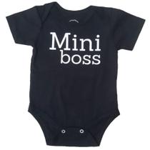 Body Infantil Manga Curta Mini Boss 3-6 Meses - Basic + Body Infantil Manga Curta Mini Boss 3-6 Meses - Basic +