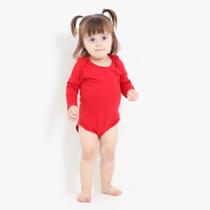 Body Infantil Manga Longa Bebê Algodão Unissex