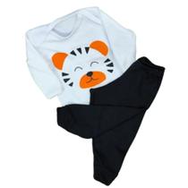 Body Infantil Manga Longa e Calça Mijão 100% Suedine Body Infantil Manga Longa e Calça Mijão 100% Suedine