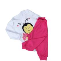 Body Infantil Manga Longa e Calça Mijão 100% Suedine Body Infantil Manga Longa e Calça Mijão 100% Suedine