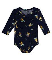 Body Infantil Masculino Ursinhos Trick Nick Baby Azul