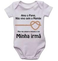 body infantil me amarro na minha irmã bodi bori bebê neném