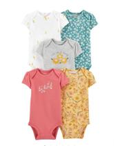 Body Infantil Menina Margaridas kit Com 5 Peças Carters