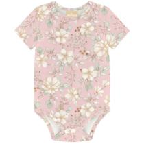 Body Infantil Menina Milon Manga Curta Cotton Confortável Sofisticado Moderno 2000727