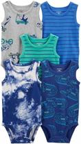 Body Infantil Menino Crocodilo kit Com 5 Peças Carters