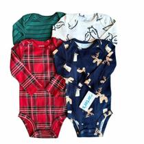 Body Infantil Menino Rena Kit Com 4 Peças Carters