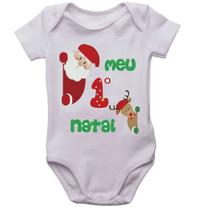 body infantil meu 1º natal bebê bodi nénem bori presente