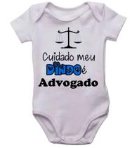 Body infantil meu dindo é advoga roupinha de bebê bori bodi