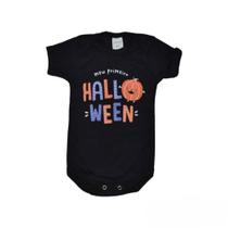 Body Infantil Meu Primeiro Halloween Para Bebê Confortável