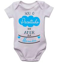 Body infantil pacotinho de amor da mamãe bori bodi menino