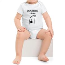 Body infantil Partiu trabalhar nasci bonito nao rico Body infantil Partiu trabalhar nasci bonito nao rico