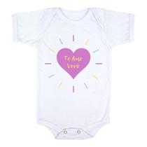 Body Infantil Personalizado Bebe Unissex Te Amo Vovo