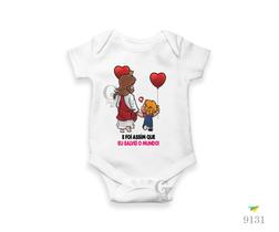 Body infantil personalizado mensagem cristã