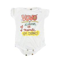 Body Infantil Personalizado vovó P ao GG Body Infantil Personalizado vovó P ao GG
