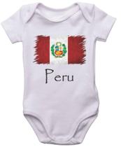 Body Infantil Peru Bandeira País