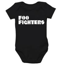 Body Infantil Preto - Banda de Rock Foo Fighters - Penelope Arts