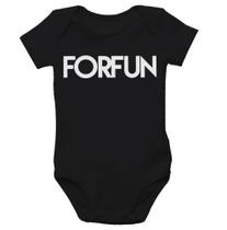 Body Infantil Preto - Banda Forfun