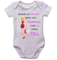 Body infantil quando crescer quero ser como a titia bebê