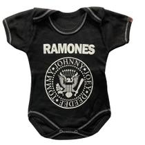 Body Infantil Ramones - Estilo Rock para Bebês