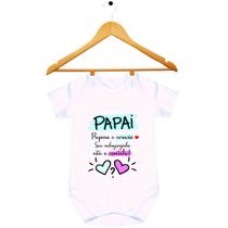 Body Infantil - Revelação de gravidez -Milagre - bebe Body Infantil - Revelação de gravidez -Milagre - bebe