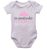 Body infantil se sentindo poderosa roupinha de bebê bori