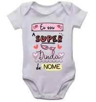 Body infantil sou a super dinda nome personalizado menina