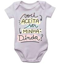 Body infantil você aceita ser minha madrinha bodi bori