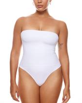 Body INLYRIC Natrelax sem alça Fio Dental Branco XL