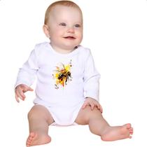 Body intantil Abelha real splash art Body intantil Abelha real splash art