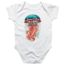 Body intantil Agua-viva tatuagem estilo old school