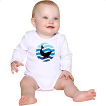 Body intantil Animais marinhos baleia silhueta sunset