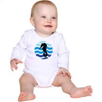 Body intantil Animais marinhos cavalo silhueta sunset