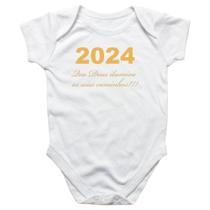 Body intantil Ano Novo Deus ilumine seus caminhos