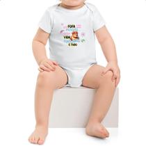 Body intantil Capivara sou fofa dou patadas Body intantil Capivara sou fofa dou patadas