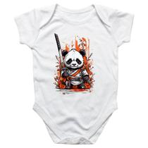Body intantil Cute cartoon panda samurai Body intantil Cute cartoon panda samurai