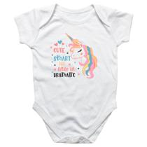 Body intantil Cute smart and a little bit dramatic