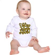 Body intantil Feliz ano novo escrita dourada Body intantil Feliz ano novo escrita dourada