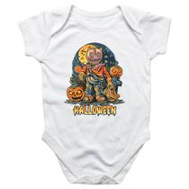 Body intantil Halloween pumpkin cemiterio