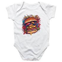 Body intantil Hambuger exagerado splash