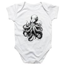 Body intantil Octopus desenho tatoo style