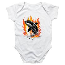 Body intantil Orca ataque elementos de fogo Body intantil Orca ataque elementos de fogo