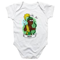 Body intantil Orixas Cartoon Oxossi Oke Aro Body intantil Orixas Cartoon Oxossi Oke Aro