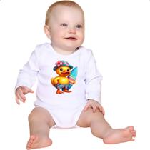 Body intantil Patinho de borracha Surfista