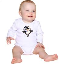 Body intantil Pinguin no ziper