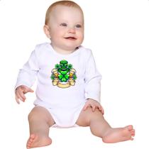 Body intantil ST Patricks Day Trevo Body intantil ST Patricks Day Trevo