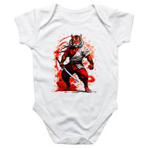 Body intantil Tigre samurai splash arte Body intantil Tigre samurai splash arte