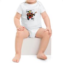 Body intantil Valete de Espadas do Rock Body intantil Valete de Espadas do Rock