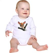 Body intantil Veado no ziper Body intantil Veado no ziper