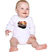 Body intantil Vintage muscle car sunset Body intantil Vintage muscle car sunset